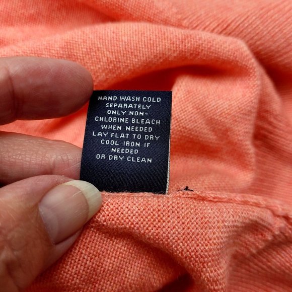 Hart Schaffner Marx Extra Fine Merino Wool Sweater Men's 2XB Coral Heather NWT - Picture 9 of 10